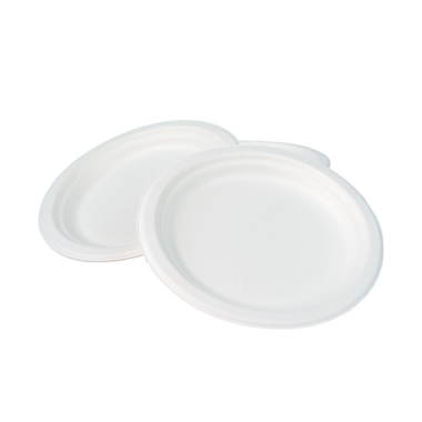 Baskısız Ekolojik Karton Tabak 26 cm - Stone